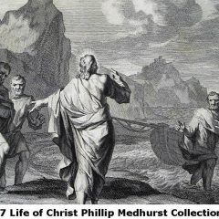 77_Life_of_Christ_Phillip_Medhurst_Collection_3543_Simon_Peter__Andrew_with_Christ_Matthew_4.18-20_Mortier
