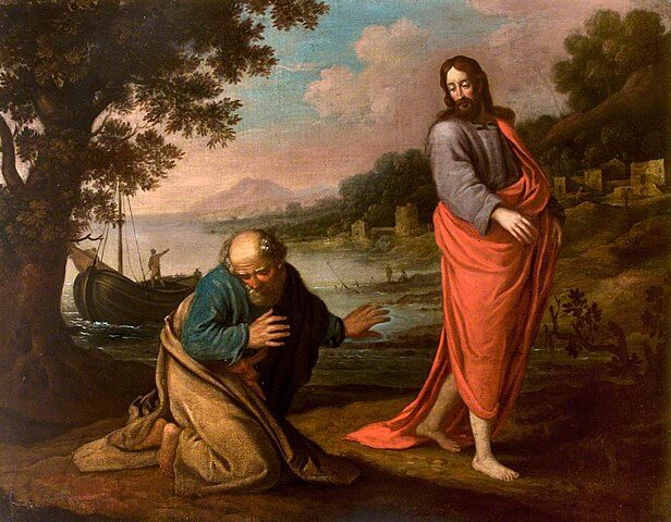 Flemish_School_-_Christ_Rebuking_or_Calling_Saint_Peter_-_1257167_-_National_Trust