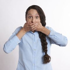 hands-on-mouth