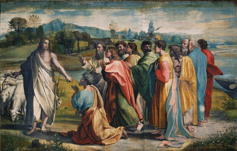 Raphael,_Christ's_Charge_to_Peter
