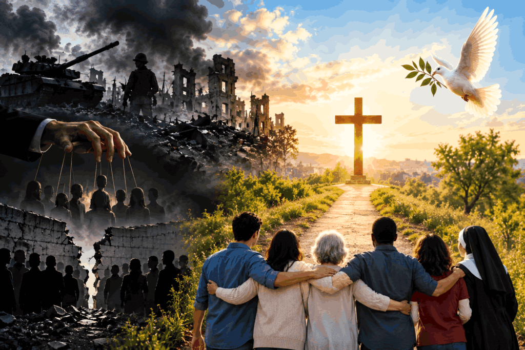 Offering God’s Vision To Overcome War, Power And Division
